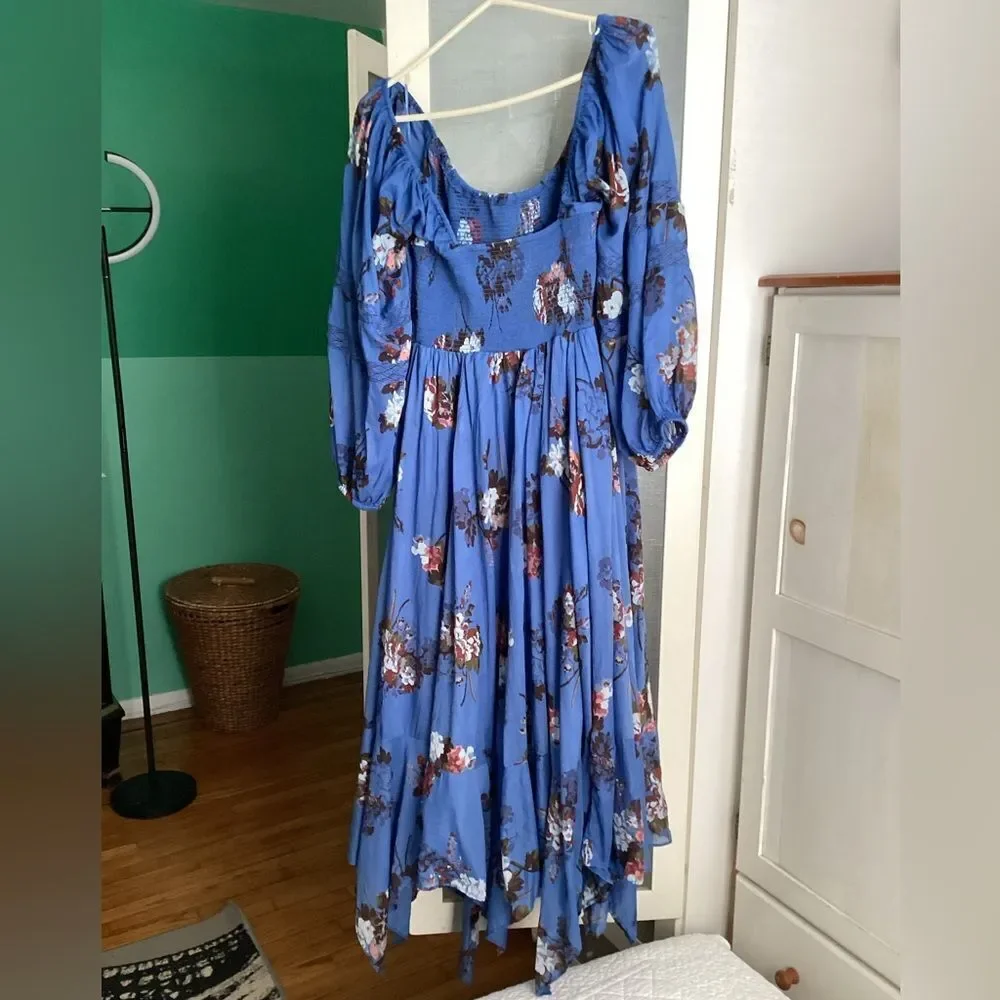 Free People L Morning Glory Boho floral dress - Picture 10 of 11